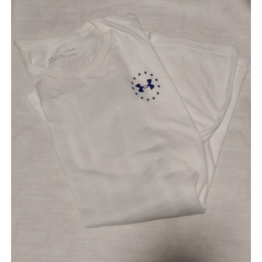 Under Armour Freedom T-Shirt XLT Americana White American Flag patriotic